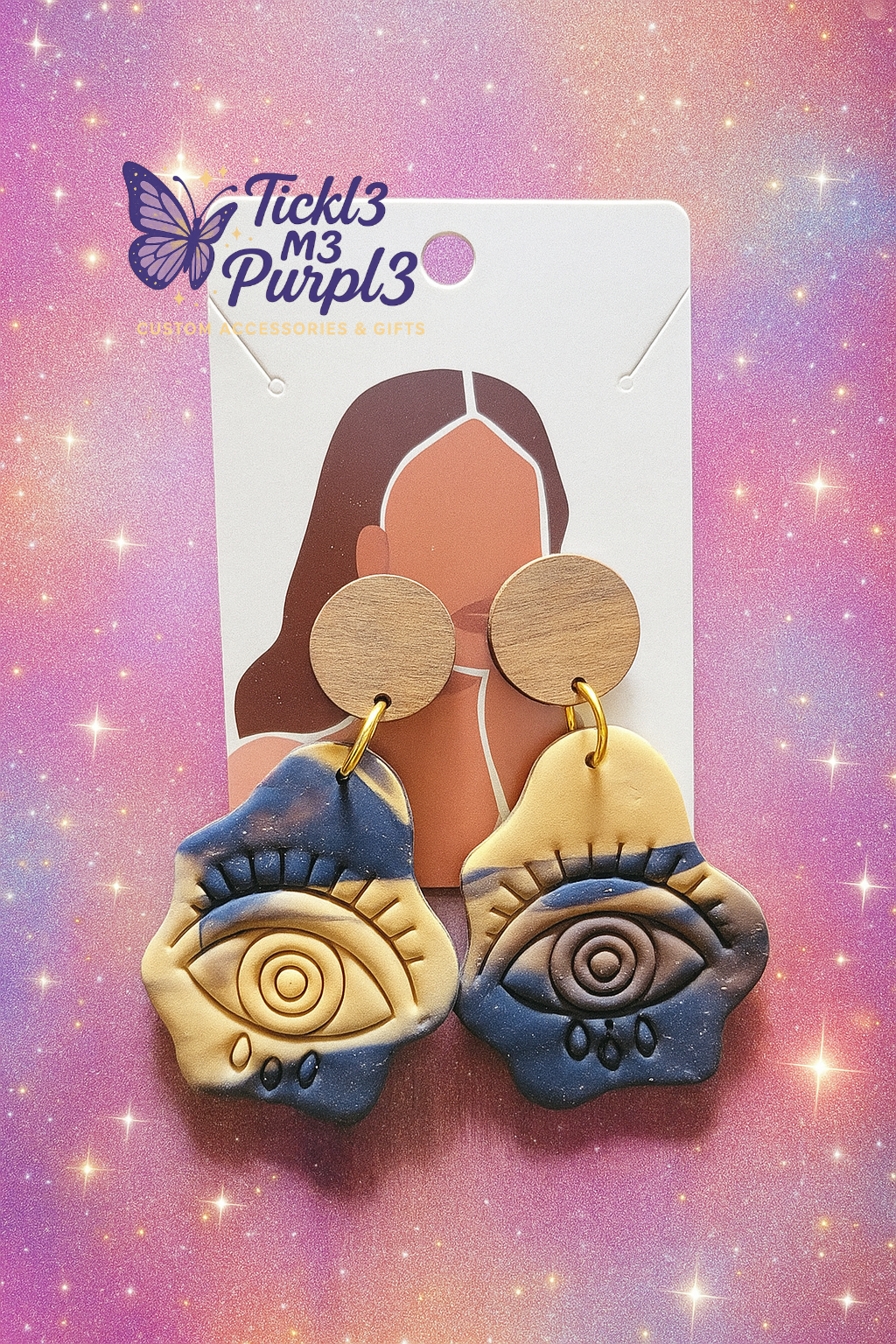 Glam Evil Eye Earrings