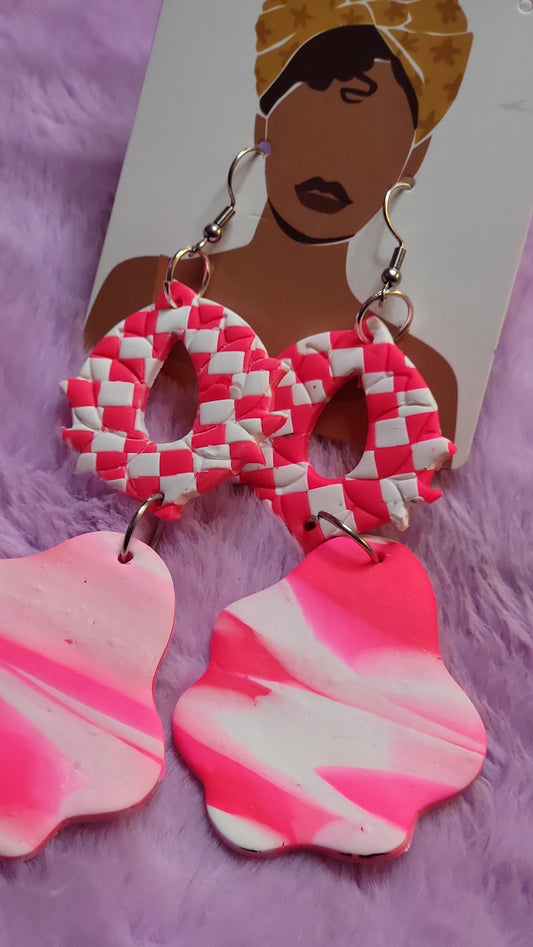 Abstract Distractions Dangles Earring