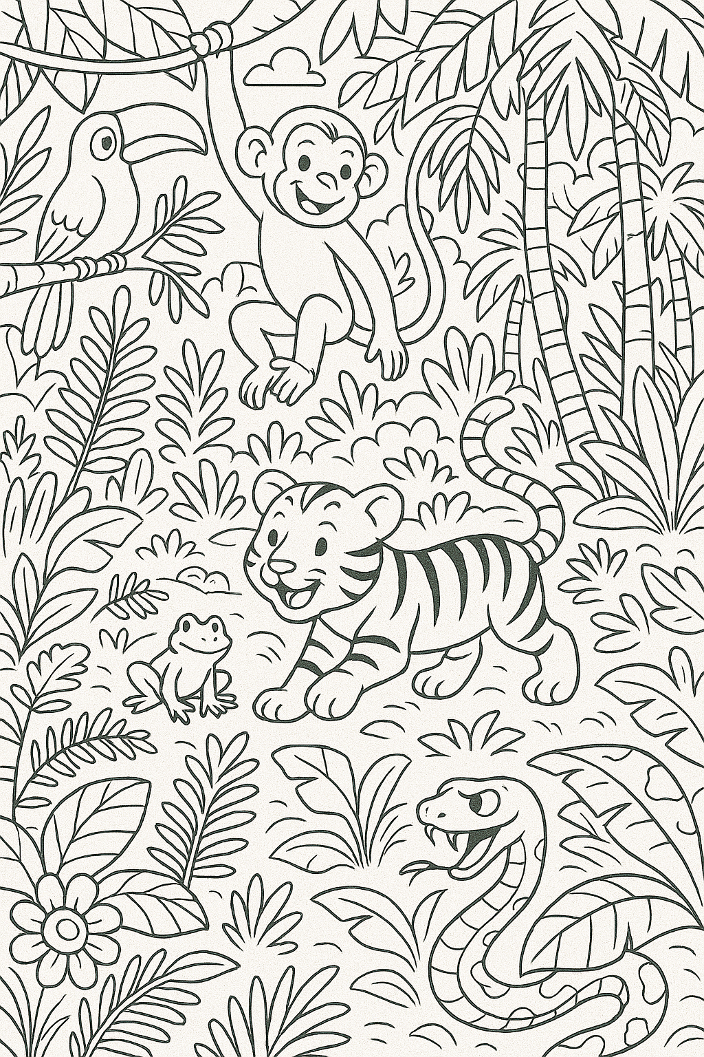 2pk Jungle Boogie Coloring Sheets