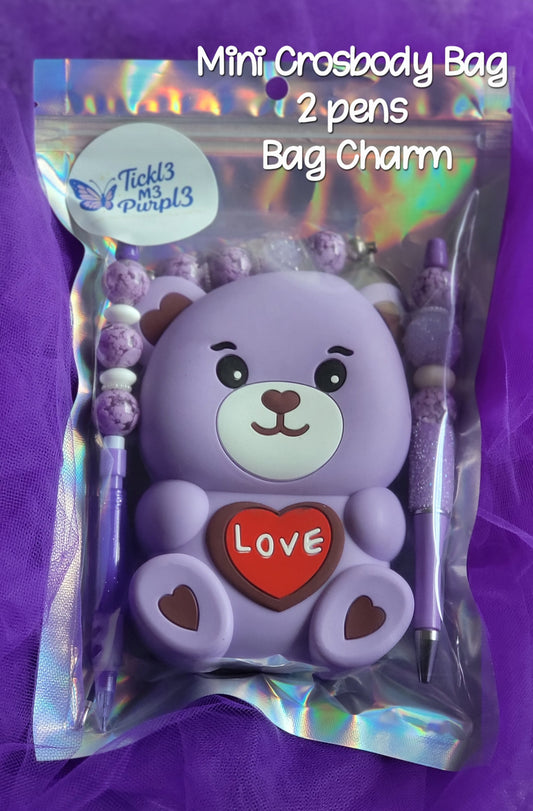 Purple Bear Gift Set