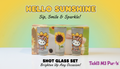 Sunflower Kitty Shot Glass Set