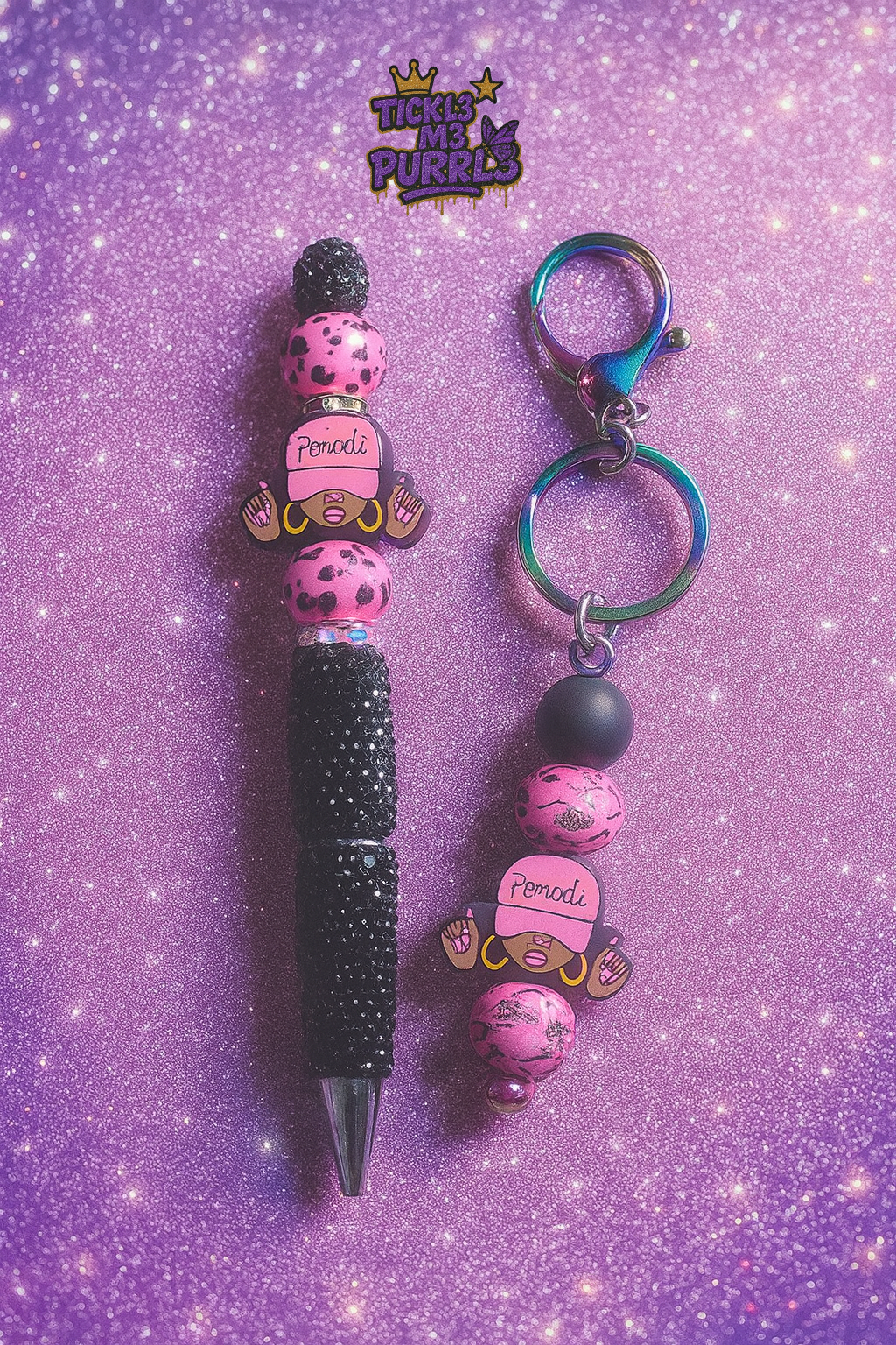 PERIODT Bling Pen & Keychain Set