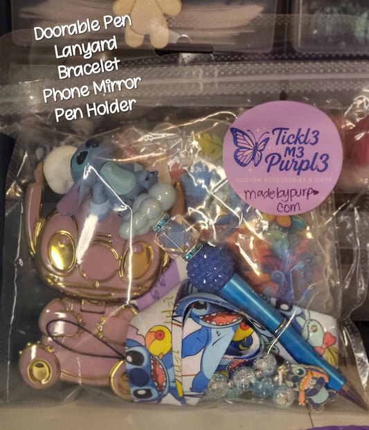 Cute Blue Alien Gift Set