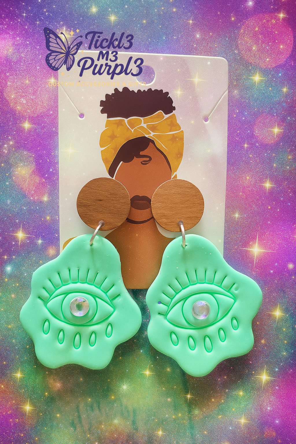 Glam Evil Eye Earrings