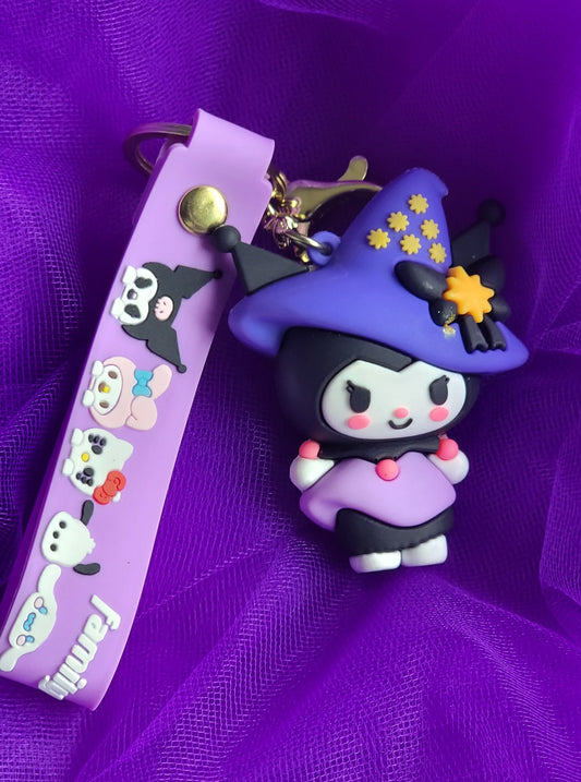 Kuromi Halloween Themed Keychain