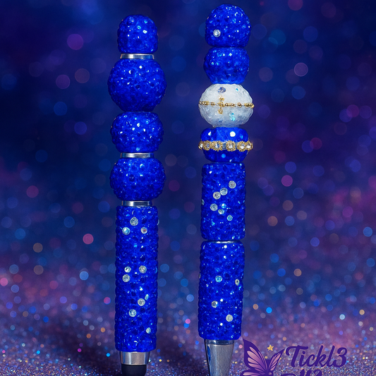 Bling Hues of Blue Stylus and Pen Set