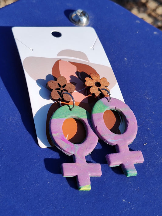 Divine Feminine Dangle Earrings