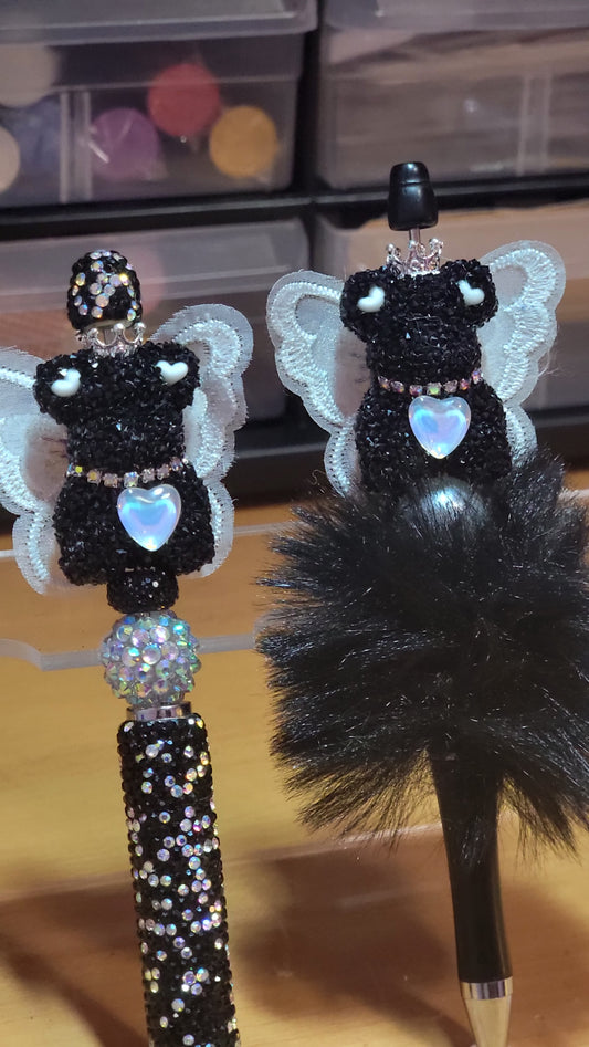 Bling Fairy Bear Stylus and Pen Set