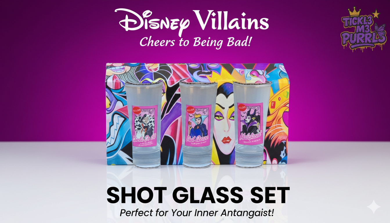 Female Villians Shot Glass Set